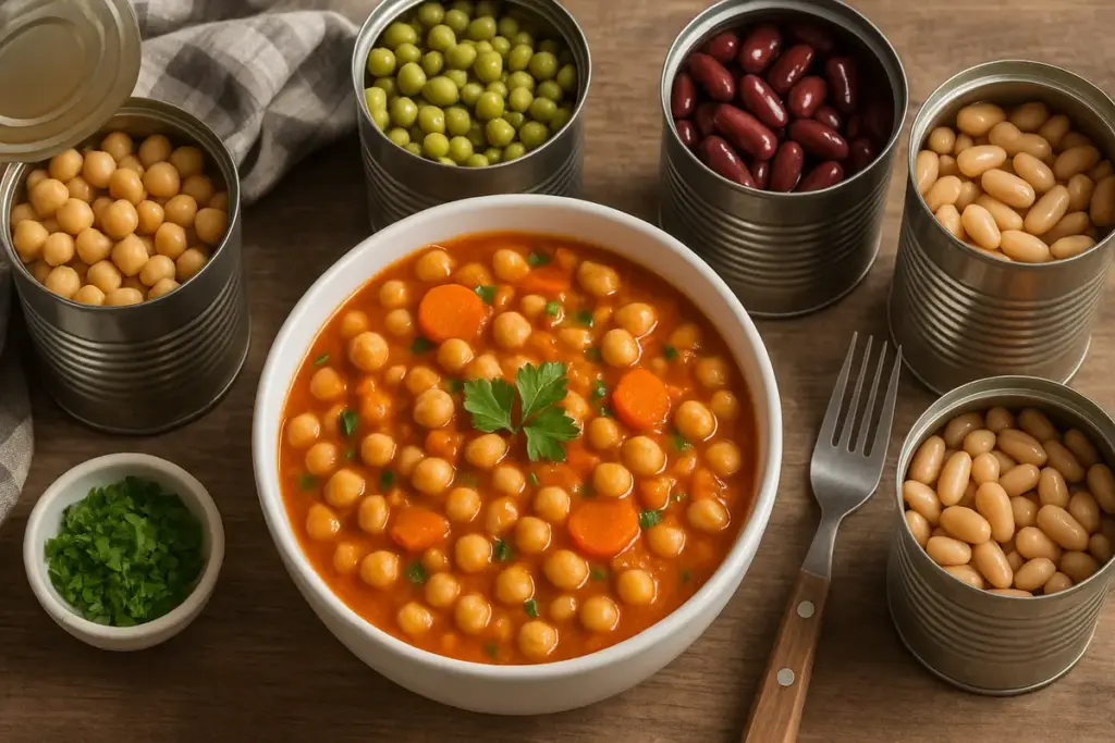 Ricette con legumi in scatola per risparmiare: la soluzione veloce e nutriente sulla tavola