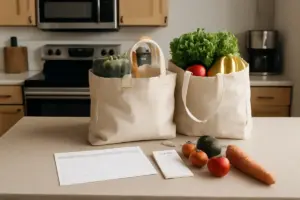 Spesa settimanale: organizzazione per tagliare i costi e ottimizzare le utenze in cucina