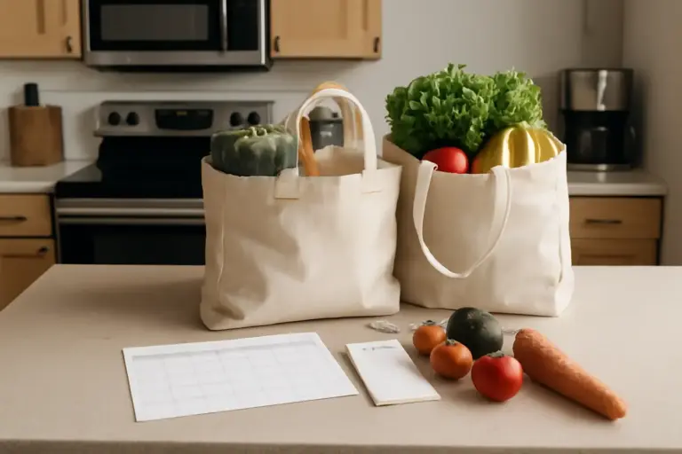 Spesa settimanale: organizzazione per tagliare i costi e ottimizzare le utenze in cucina